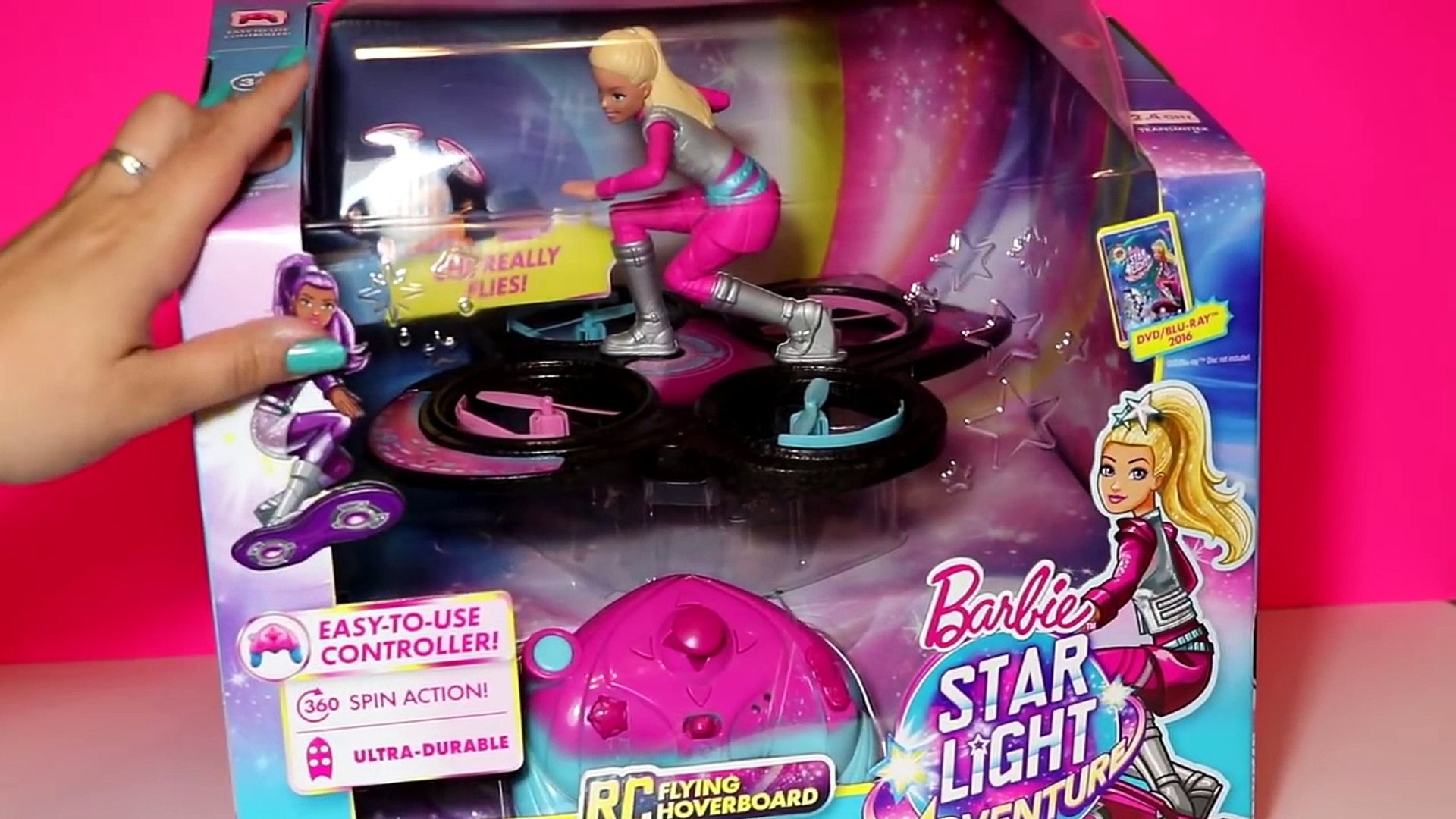 barbie flying hoverboard