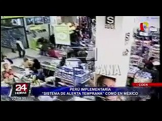 COEN: Perú implementará sistema de alerta sísmica como en México