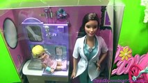 Médico Nuevo juego doctor en medicina Barbie juguetes Barbie maleta doctor de bebé juguete bollo