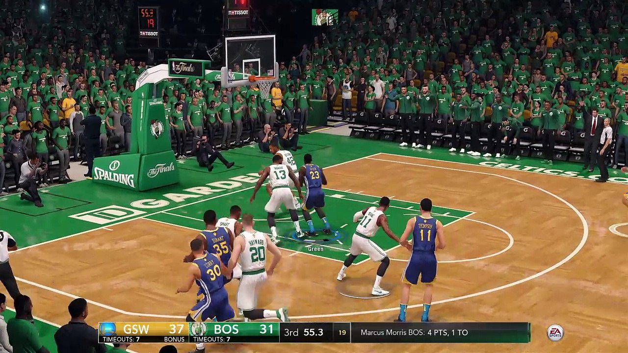 NBA LIVE 18 DEMO Destruction of celtis