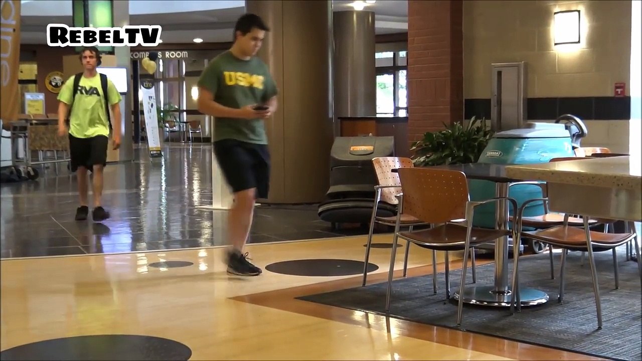 Chair Pulling Prank Part 2