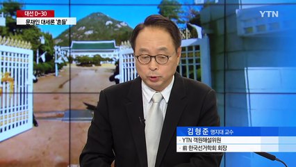 안철수 지지율 '돌풍'...문재인 첫 추월 / YTN