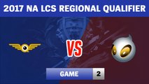 Highlights: FLY vs DIG Game 2 | FlyQuest vs Team Dignitas | 2017 NA LCS Regional Qualifier