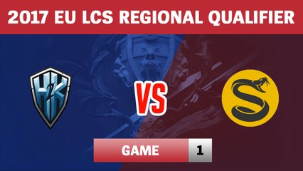 Highlights: H2K vs SPY Game 1 | H2K vs Splyce | 2017 EU LCS Regional Qualifier