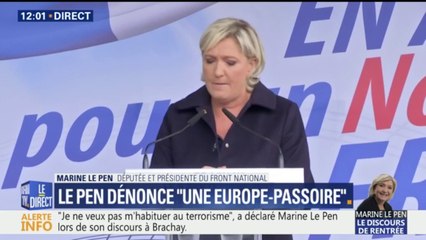 Marine Le Pen: "Les Insoumis ne sont pas une opposition, c'est un groupe d'agités"
