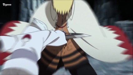 보루토 쿠라마 진정시키는 나루토