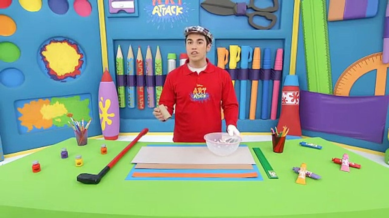 Attaque petit Art Attack Art chapitres enfants artisanat minigolfe