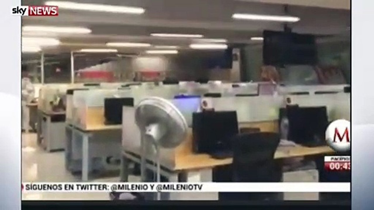 Mysterious Green Flashes Light Up City During Earthquake