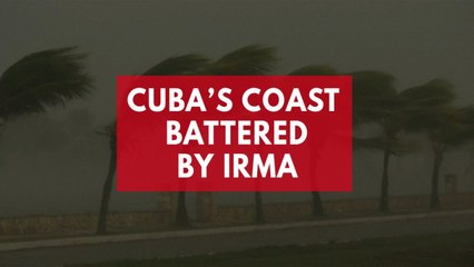 Cuba's coast battered by Irma