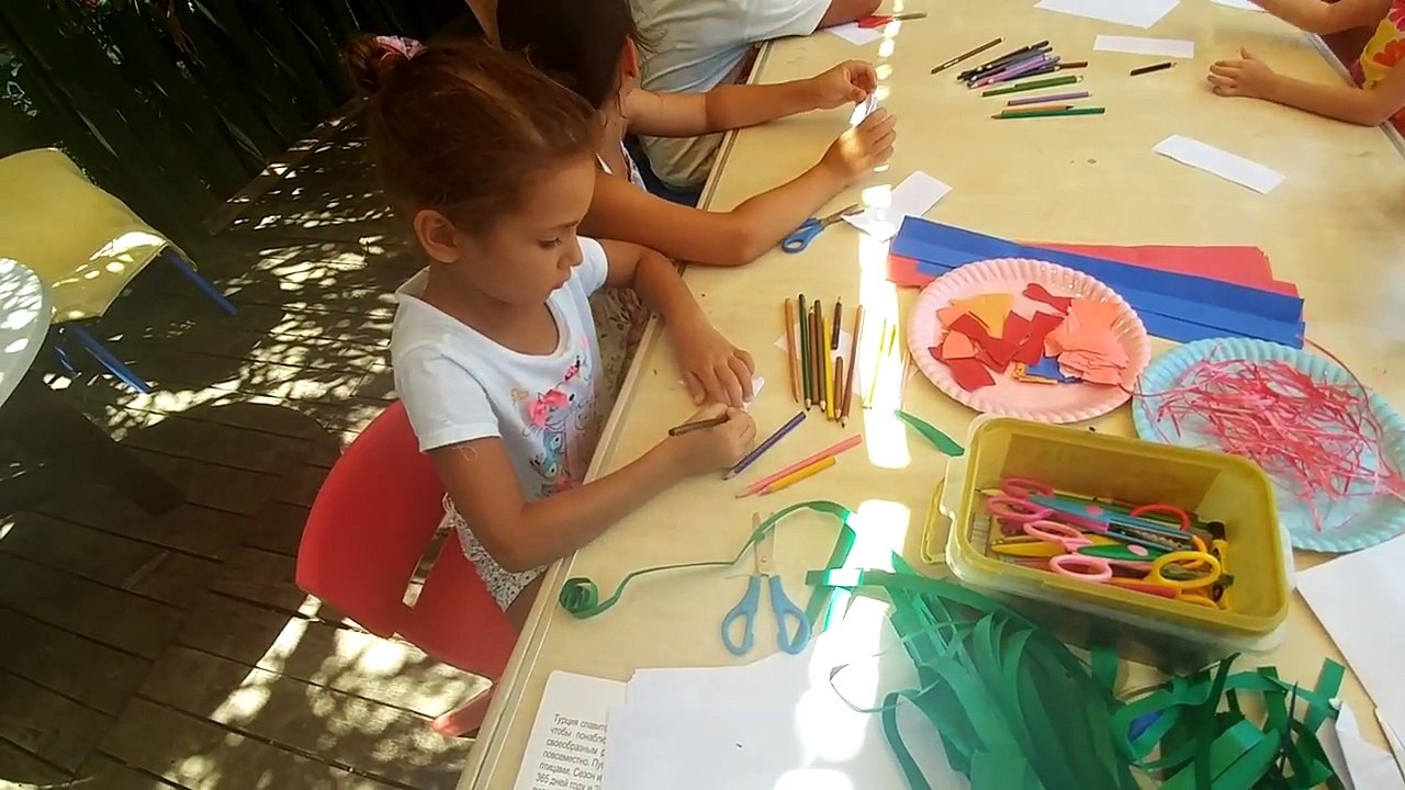 Champion Hotel mini club'ta oyunlar,çalışmalar, eğlenceli çocuk videosu