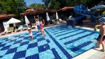 Champion Hotel Mini Club Havuzda oyunlar yarışmalar, eğlenceli çocuk videosu