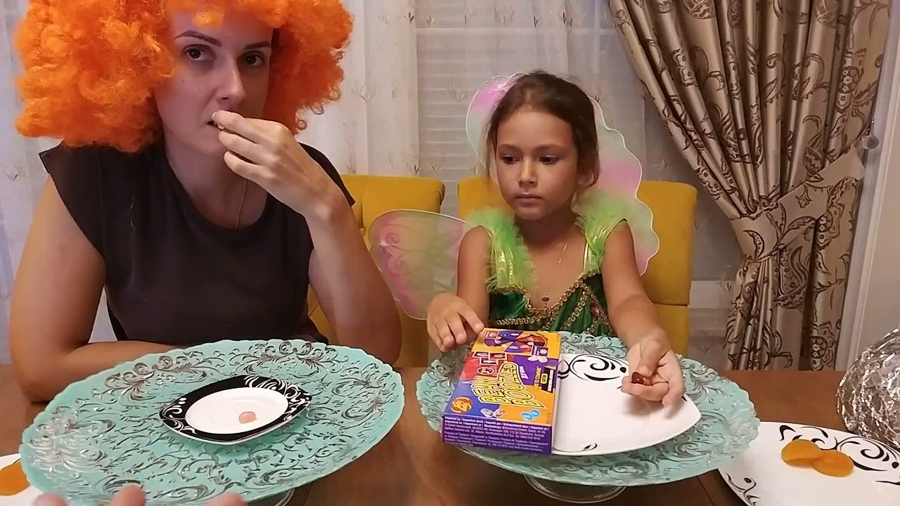 JELİBON CHALLANGE, Winx flora ve bonus kafa yarışıyor, eğlenceli çocuk videosu