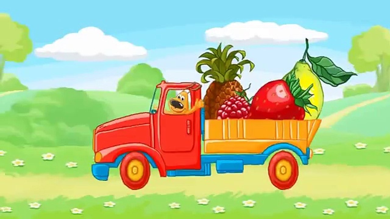 ДЛЯ ФУРШЕТА учим фрукты овощи и ягоды самых маленьких развивающий мультик детей