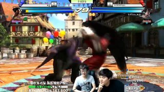 [철권,TTT2] 무릎은 철권의 극에 달한 자..지린다. 무릎vs디제이하우스 5선승 매치