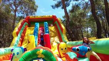 Antalya Park Orman Macera parkı zıpzıpta eğlence, şirine kum boyama ve oyun alanı, çocuk videosu