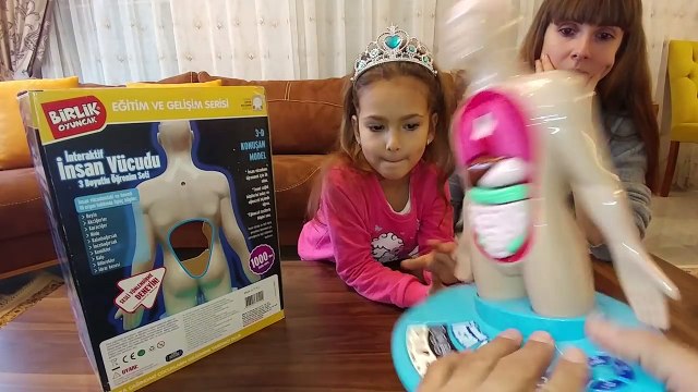 İnsan vücudu öğrenim seti, çok eğlenceli çok eğitici biz çok beğendik, çocuk videosu