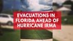 Evacuations in Florida ahead of Hurricane Irma