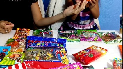 jelibon şekerleme denedik . çeşit çeşit ve finalistleri açıklıyoruz )) çocuk videosu