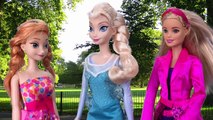 Barbie Spy Squad Videos Part 1 with Frozen Elsa and Anna Dolls