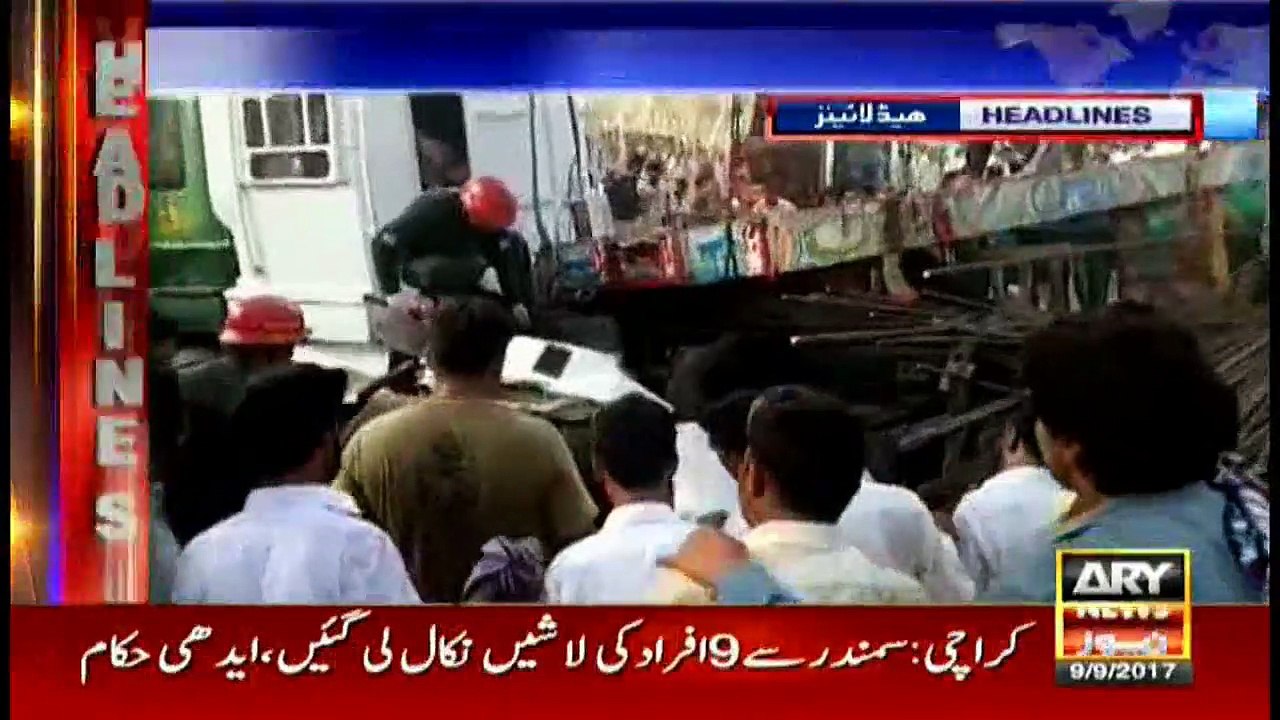 Headlines 1900 9th September 2017