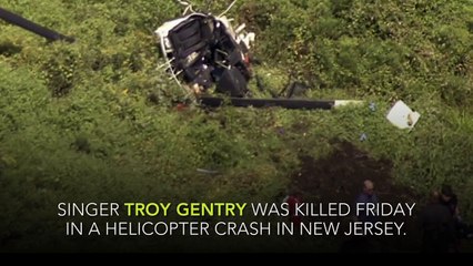 Country singer Troy Gentry was killed Friday in a helicopter crash in New Jersey