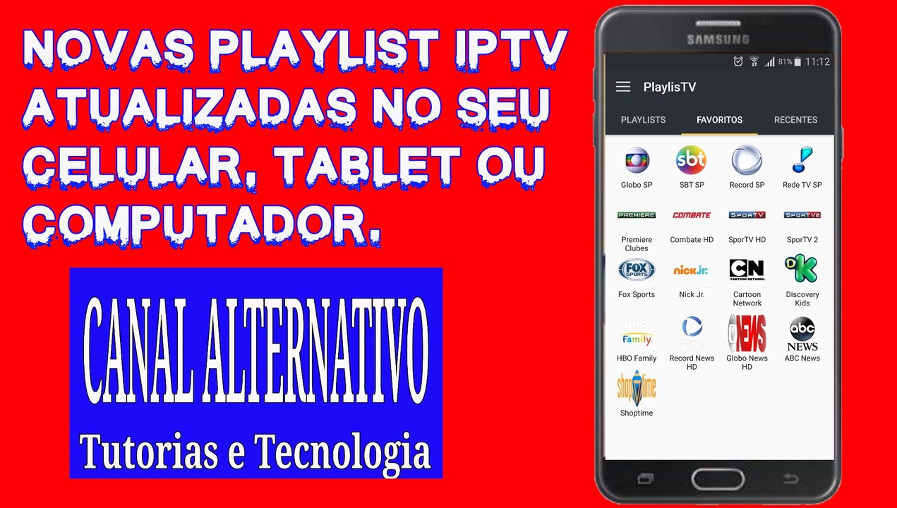 Novas Playlist IPTV para Playlistv atualizadas. Muito fácil.