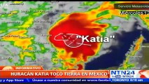 Katia se degrada a tormenta tropical tras tocar tierra en México