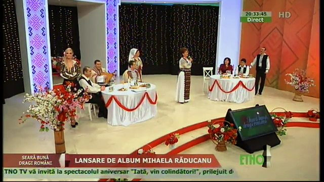 Vasilica Dinu - Neica, la inima mea (Seara buna, dragi romani! - ETNO TV - 26.11.2014)