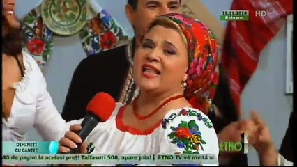 Brindusa Covalciuc Ciobanu - Am venit la joc aici (Dimineti cu cantec - ETNO TV - 17.11.2014)
