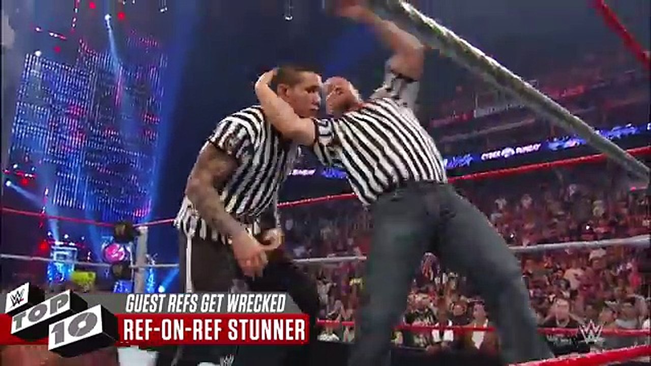 Guest referees get wrecked - WWE Top 10