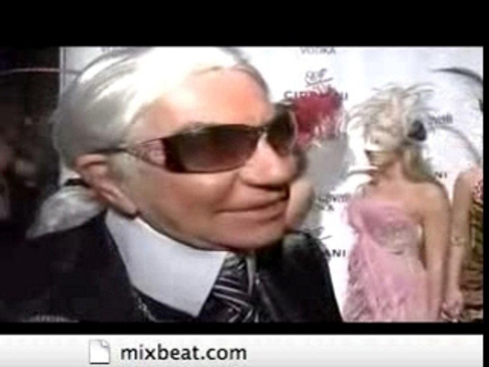 Cavalli explique son déguisement Karl Lagerfeld - mixbeat