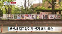 수난당하는 선거 홍보물...선관위, 엄중 단속 / YTN