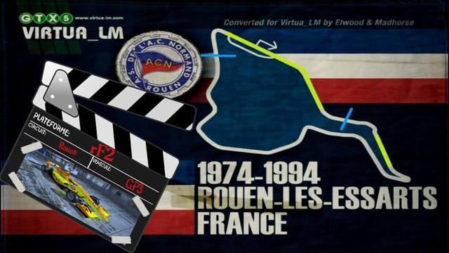 Tour de piste à Rouen les Essarts en GP3 sur Rfactor 2