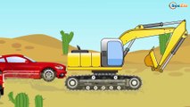Cars with front loader - Sand and sandpit | Koparka z ładowaczem - Piasek do Piaskownicy