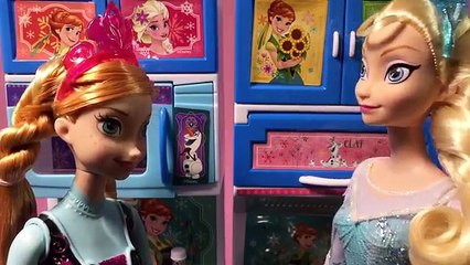 Elsa Cooks Shopkins Tacos With Anna in The New Arendale Castle Kitchen Disney Frozen Queen
