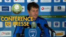 Conférence de presse Chamois Niortais - Paris FC (0-2) : Denis RENAUD (CNFC) - Fabien MERCADAL (PFC) - 2017/2018