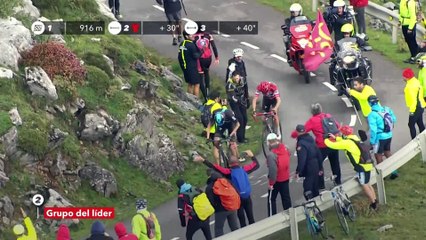 -Alberto Contador El Pistolero's last shot Last kilometer - Stage 20 - La Vuelta 2017