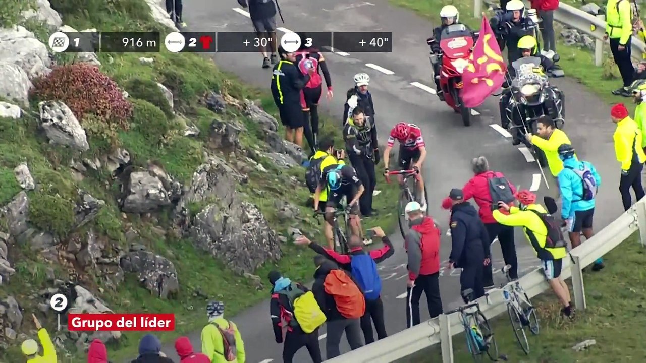 -Alberto Contador El Pistolero's last shot Last kilometer - Stage 20 - La Vuelta 2017