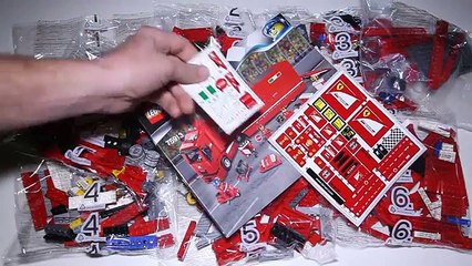 Y construir Campeones velocidad camión Lego 75913 f14 t escudería ferrari lego