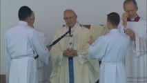 El papa agradece su paciencia y coraje a fieles de la misa en Medellín