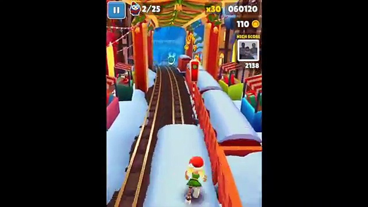 Subway Surfers: Winter Holiday (Buddy Thursday Multiplier Bonus!) Game Play On IOS