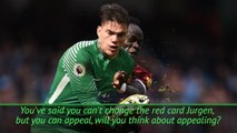 Liverpool's Klopp asks for advice over Mane red card appeal