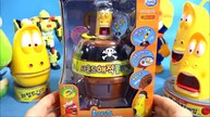 Larva 라바 사운드해적통게임 다이노포스 뽀로로 또봇 미니 장난감 놀이 Larva sound mini game & Pororo Tobot toys
