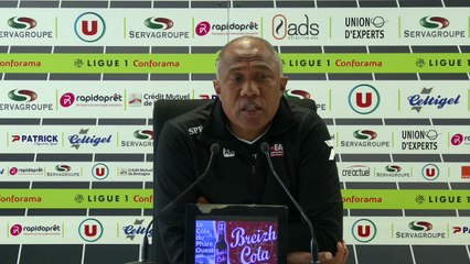 Le point presse d'Antoine Kombouaré avant Lyon-EAG