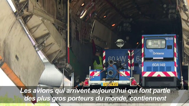 Irma: des équipements électriques en attente d'acheminement