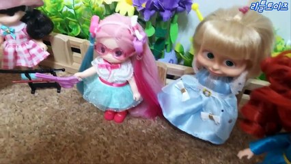 인형놀이 빨간마스크의 습격! 인형놀이 리틀토이즈얼굴공개 무서운이야기 어디로든문 공포인형극 미미드라마 인형드라마