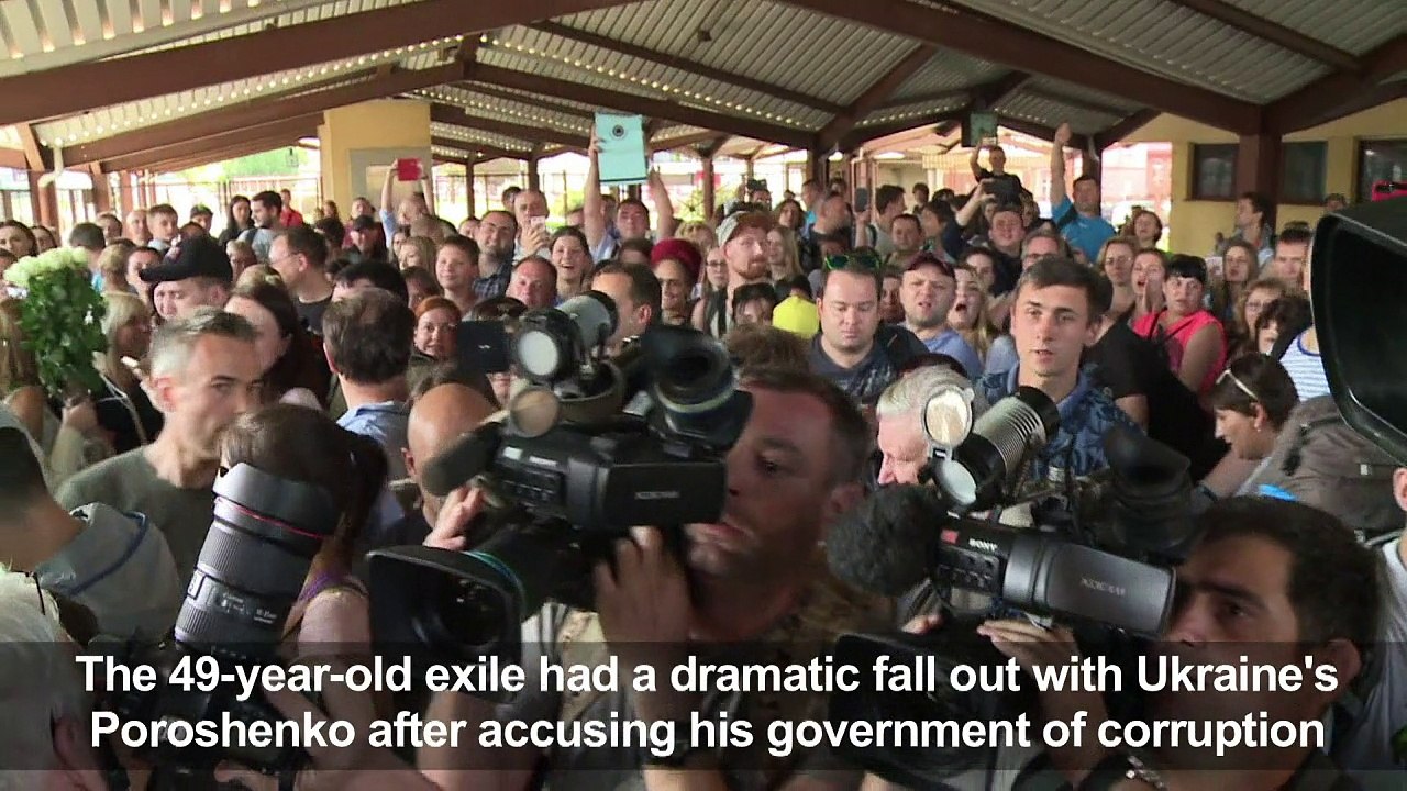 Ukraine blocks train as stateless Saakashvili attempts re-entry