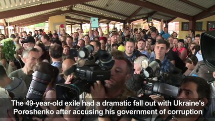 Ukraine blocks train as stateless Saakashvili attempts re-entry