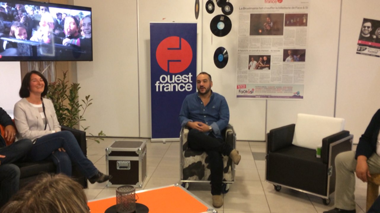 François-Xavier Demaison rencontre les lecteurs de Ouest-France