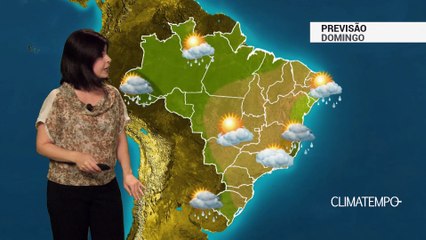 Previsão Brasil – Possibilidade de chuva no Sul e CO